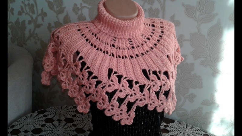 Манишка спицами