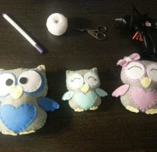 Поделки из фетра своими руками: схемы и шаблоны