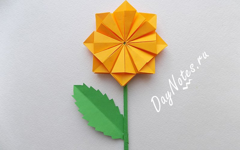 Оригами цветы: много МК от кактуса до волшебной розы