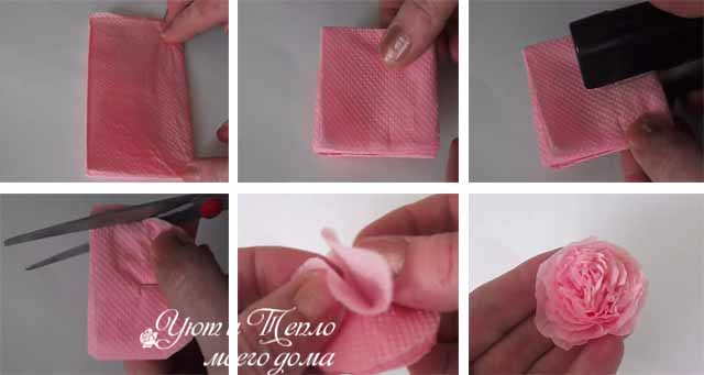 cvetok iz salfetki mk