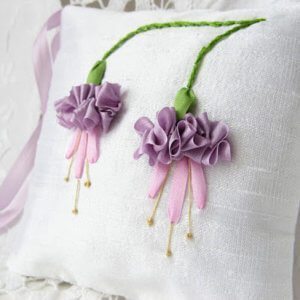 Вышивка лентами цветы для начинающих, рекомендации в необычной технике, схемы и фото композиций полевых букетов