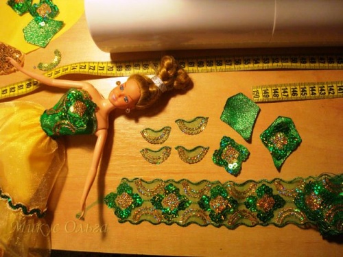 Мастер-класс по созданию платья для куклы Барби