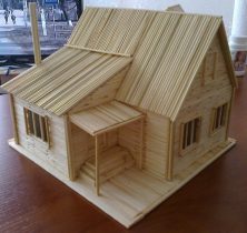 Поделки из спичек: 100 лучших фото интересных идей