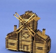 Поделки из спичек: 100 лучших фото интересных идей