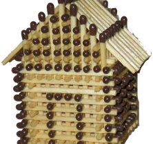 Поделки из спичек: 100 лучших фото интересных идей