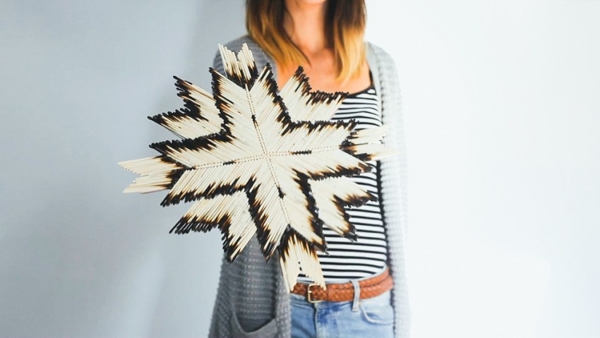 Поделки из спичек: 100 лучших фото интересных идей