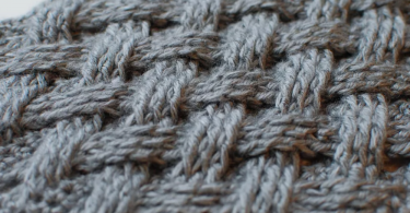 Узор «Плетенка» спицами