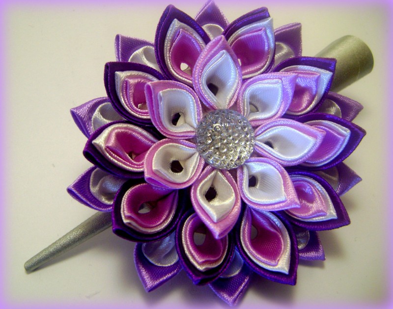 Канзаши своими руками: простые модели и способы изготовления