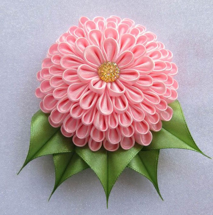 Канзаши своими руками: простые модели и способы изготовления