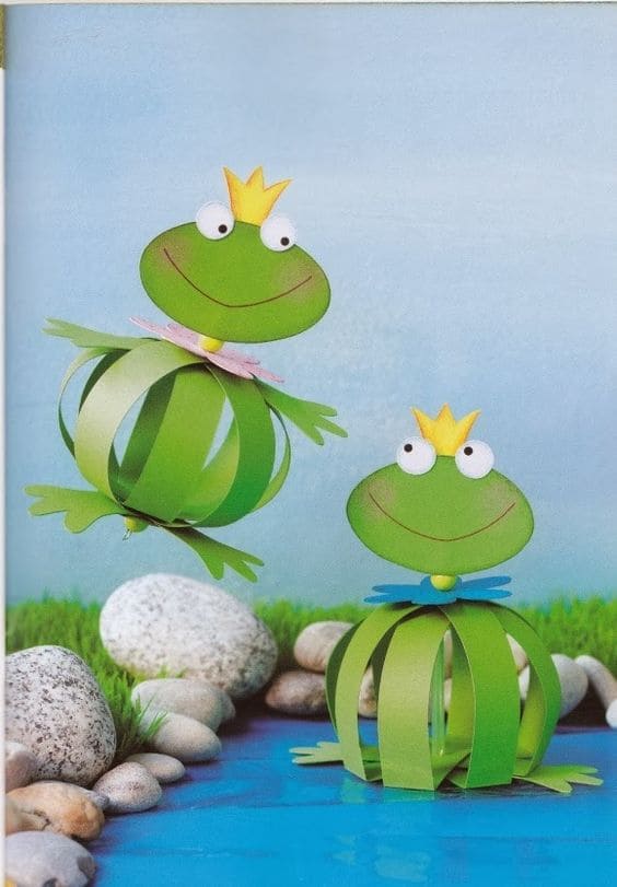 Лягушка-оригами из бумаги: простые схемы с фото