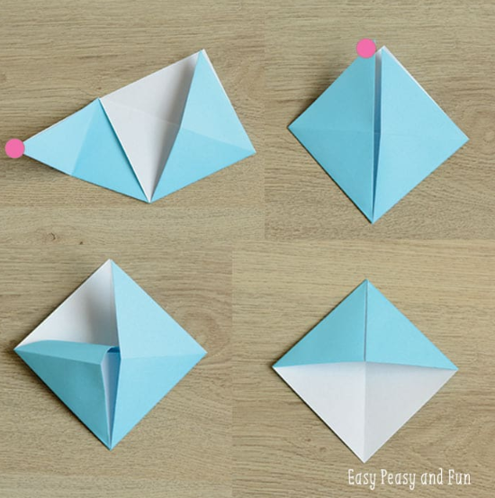 Лягушка-оригами из бумаги: простые схемы с фото