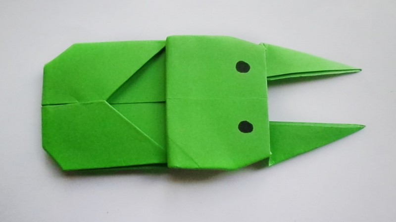 Лягушка-оригами из бумаги: простые схемы с фото
