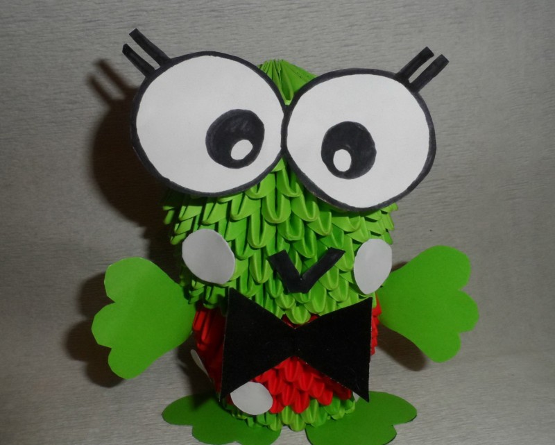 Лягушка-оригами из бумаги: простые схемы с фото