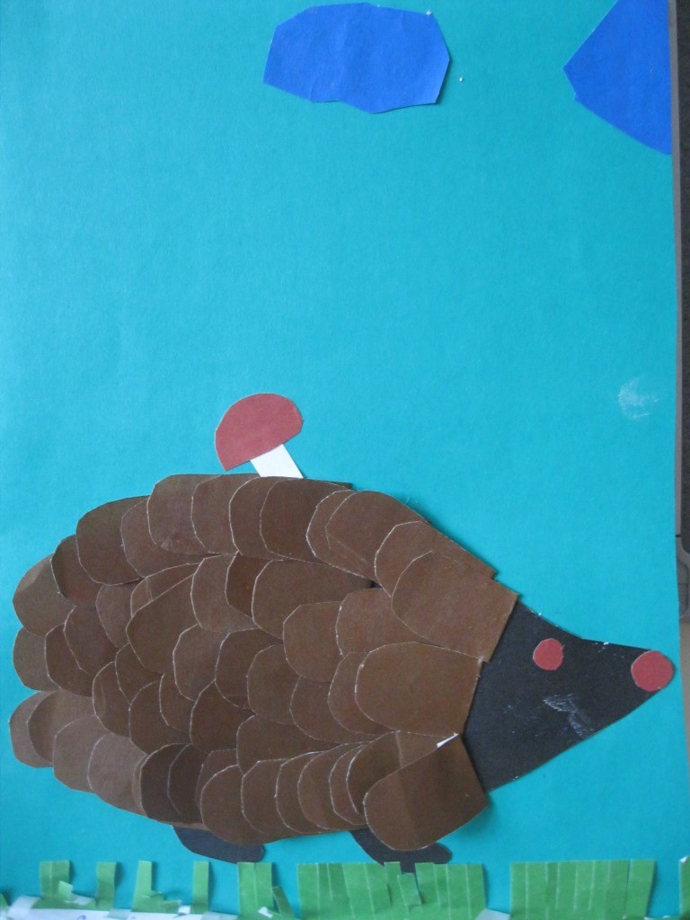 Аппликация из бумаги: шаблоны и схемы для самых маленьких