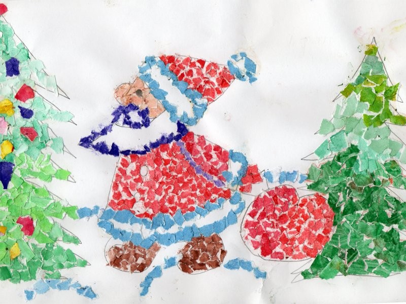 Аппликация из бумаги: шаблоны и схемы для самых маленьких