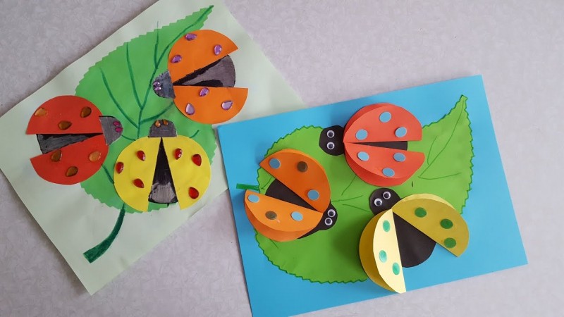 Аппликация из бумаги: шаблоны и схемы для самых маленьких