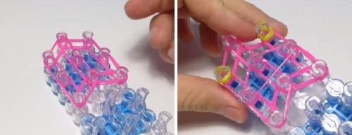 Как плести из резинок фигурки на рогатке видео-урок для начинающих