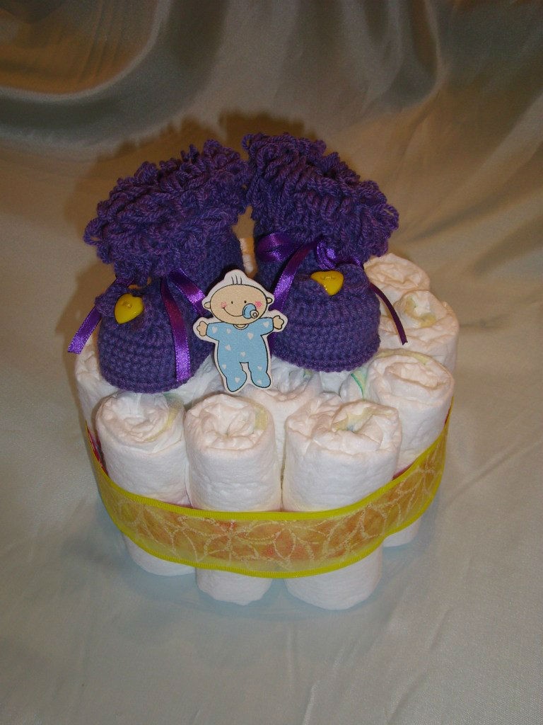 Торт из памперсов  своими руками (девочке, мальчику): пошаговое фото, мастер-класс