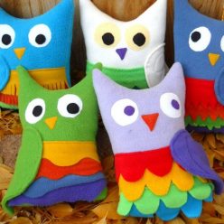 Новогодние игрушки из фетра: выкройки, фото, пошаговое описание