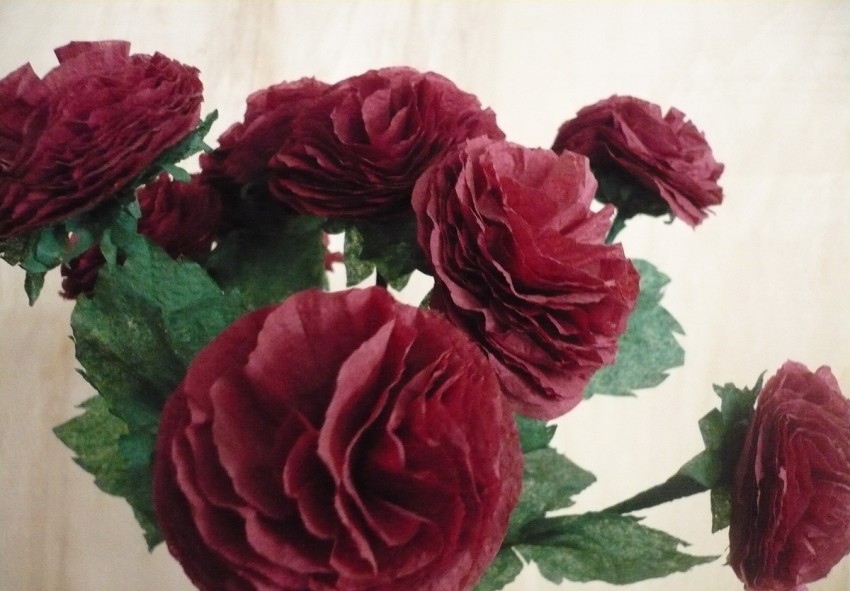 Цветы из салфеток своими руками для начинающих: пошаговый мастер класс с фото и видео