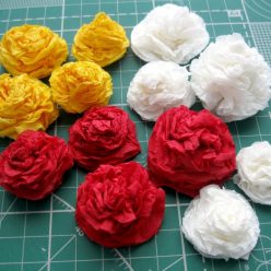 Цветы из салфеток своими руками для начинающих: пошаговый мастер класс с фото и видео