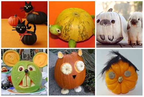 Фигурки из тыквы для выствки Поделки из овощей и фруктов в детский сад: фигурки из тыквы