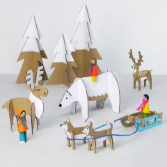 Поделки из картона - 122 идеи, что можно сделать из цветной бумаги для детей