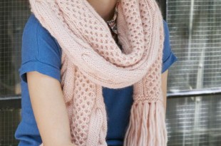 10 крутых узоров для вязания шарфа спицами