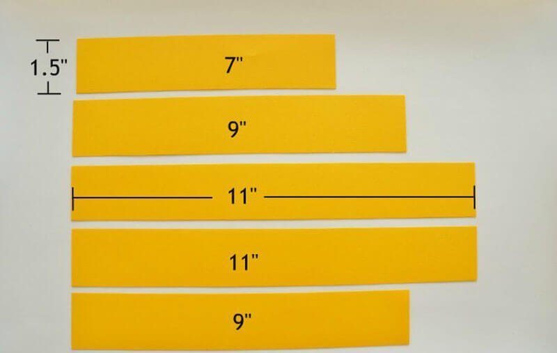 Нарезаем полоски