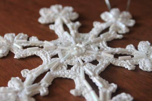 Снежинки крючком - схемы с описанием для начинающих