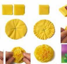 Цветы из салфеток своими руками: варианты изготовления бумажных цветов (100 фото)