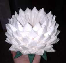 Цветы из салфеток своими руками: варианты изготовления бумажных цветов (100 фото)