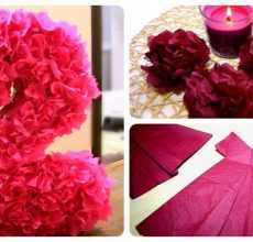 Цветы из салфеток своими руками: варианты изготовления бумажных цветов (100 фото)