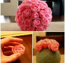 Цветы из салфеток своими руками: варианты изготовления бумажных цветов (100 фото)