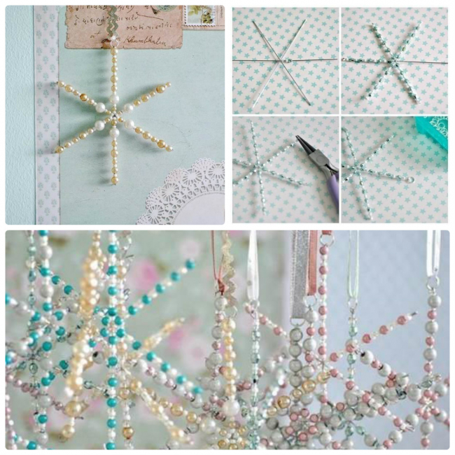 Мастер-класс изготовления самой простой конструкции снежинки