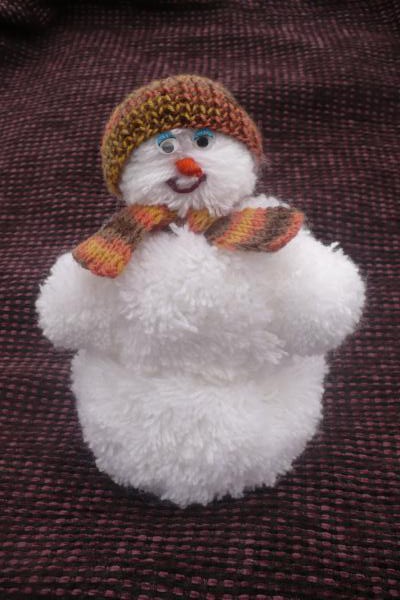 Снеговик своими руками на Новый год из подручных материалов этап 141 Снеговик своими руками на Новый год из подручных материалов этап 141