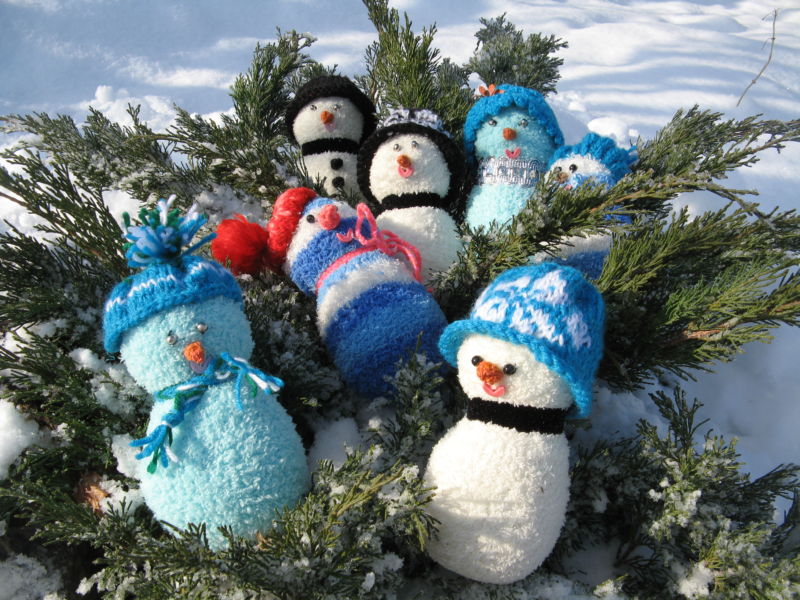 Снеговик своими руками на Новый год из подручных материалов этап 148 Снеговик своими руками на Новый год из подручных материалов этап 148