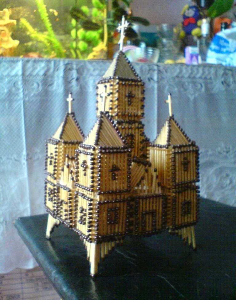 Поделки из спичек: 100 лучших фото интересных идей