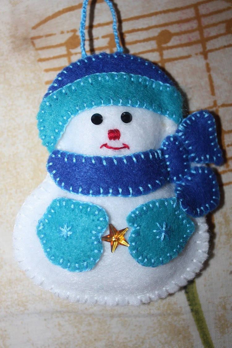 ☃ Снеговики к Новому Году своими руками: необычное украшение за 5 минут
