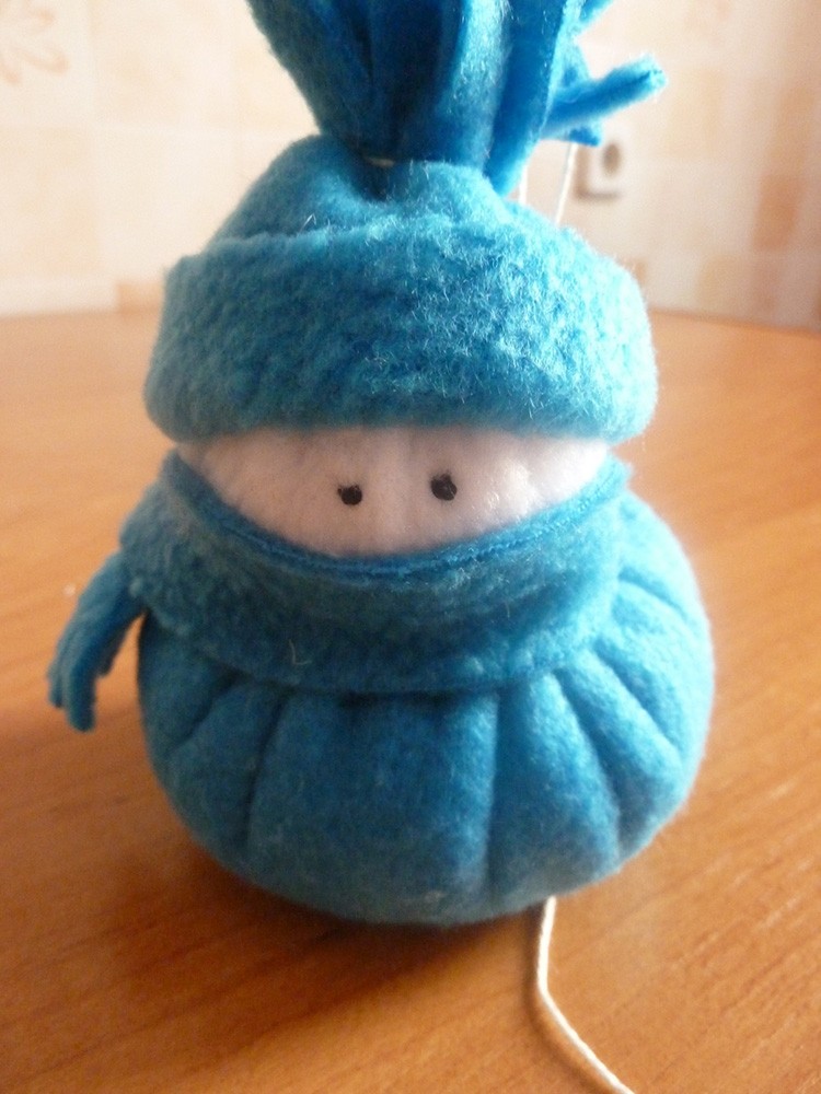 ☃ Снеговики к Новому Году своими руками: необычное украшение за 5 минут