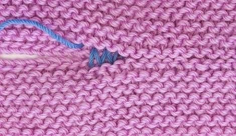 Незаметный шов иголкой