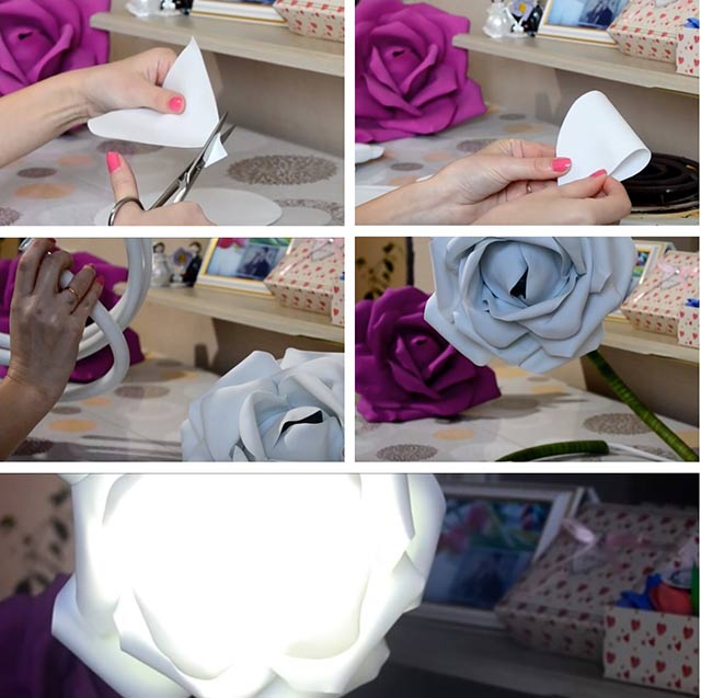 светильник из фоамирана