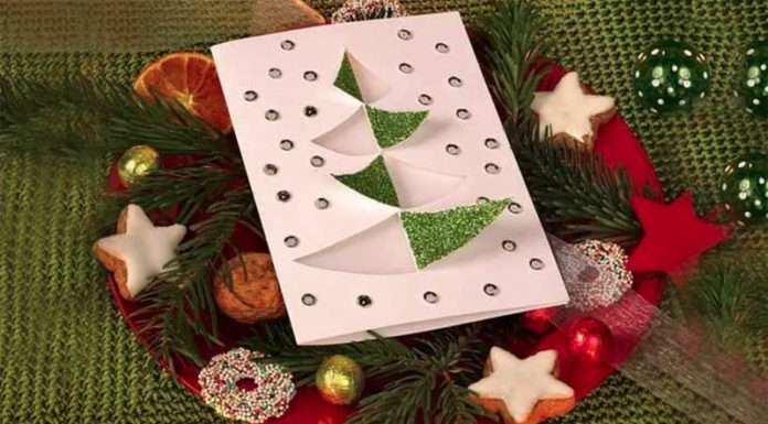 Удивительные идеи для создания вместе с детьми новогодних открыток своими руками Удивительные идеи для создания вместе с детьми новогодних открыток своими руками