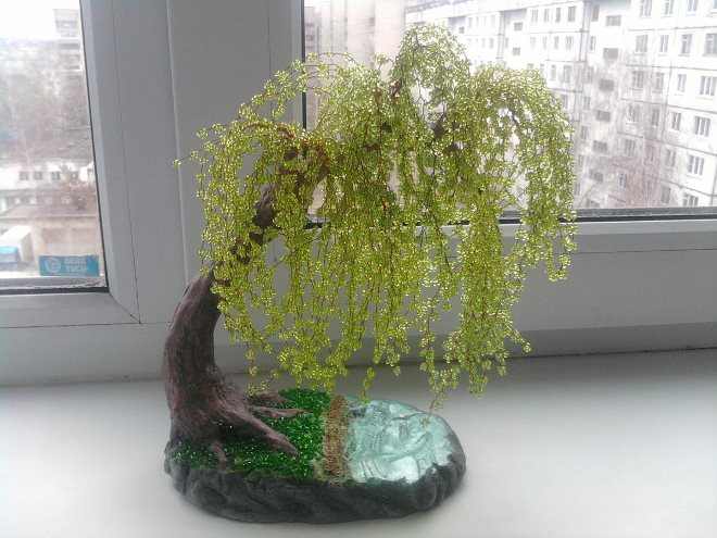 Ива из бисера: сделайте оригинальный подарок