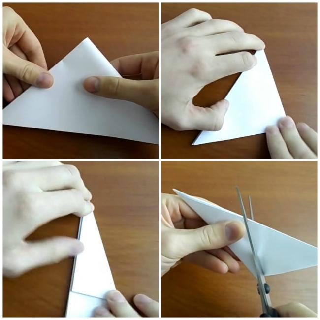 объемная снежинка