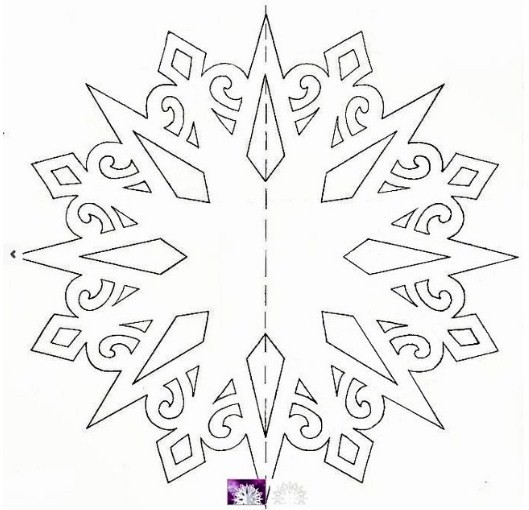 Объемные снежинки из бумаги шаблоны для вырезания
