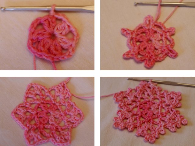 Вяжем снежинку цветок пошагово Как вязать снежинку крючком: пошаговый мк