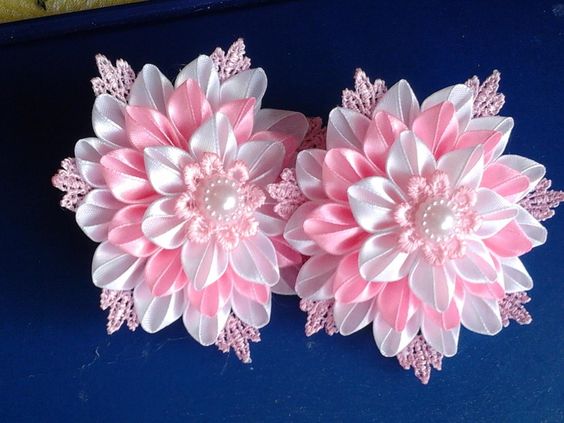 Канзаши для начинающих. Цветок