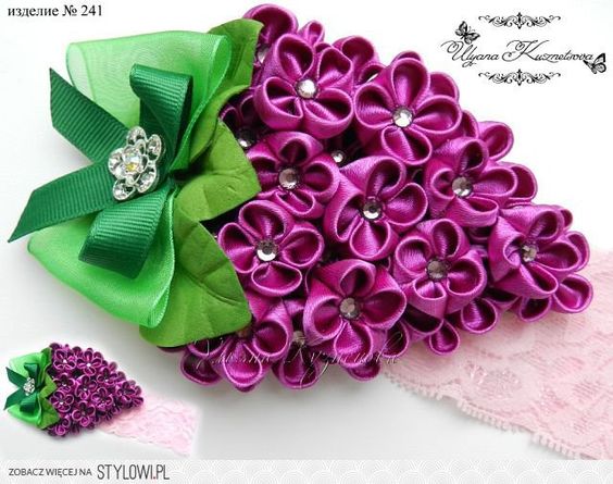 Канзаши для начинающих. Цветок