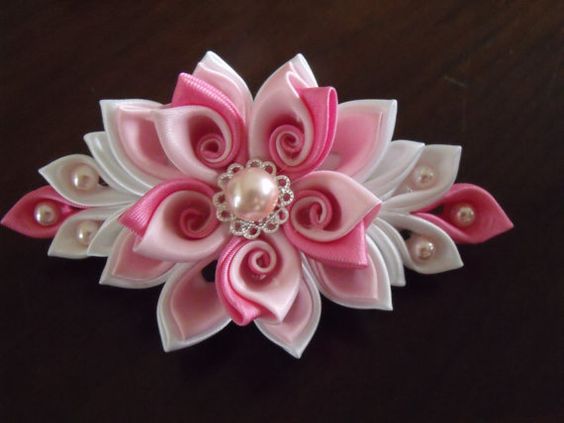 Канзаши для начинающих. Цветок